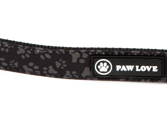 Paw Love - Hundkoppel (Medium, 2x 150cm) - Svart