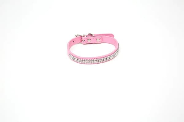 Paw Love - Halsbånd m. similisten (Liten, 35x1,5cm) - Rosa