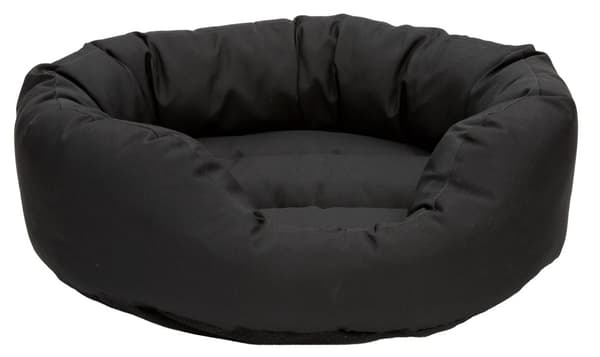 Paw Love - Hundeseng - Oval - Small - 60x50cm - Sort