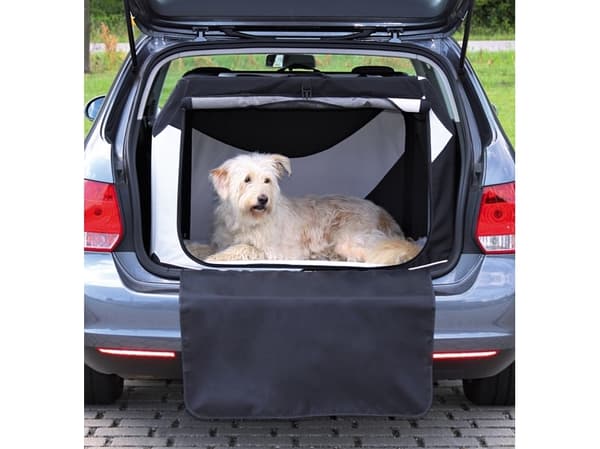 Trixie TRANSPORTBOX "VARIO" 99 cm svart/grått NYLON