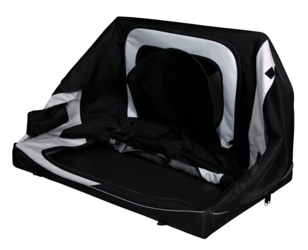 Trixie TRANSPORTBOX "VARIO" 99 cm svart/grått NYLON
