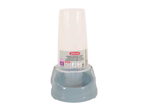 Zolux Pause mat/vann dispenser blå 0,65L