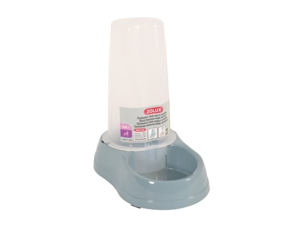 Zolux Pause mat/vann dispenser blå 0,65L