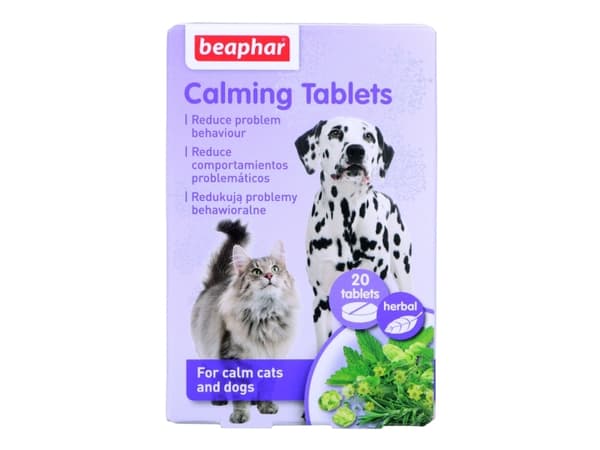 Beaphar Calming Tablets, Katt (djur) och hund, Tabletter, 20 styck, Låda