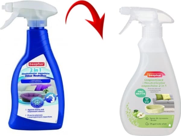 Beaphar Odplamiacz i neutralizator zapachów 2in1 Odour Eliminator dla psa i kota 500ml