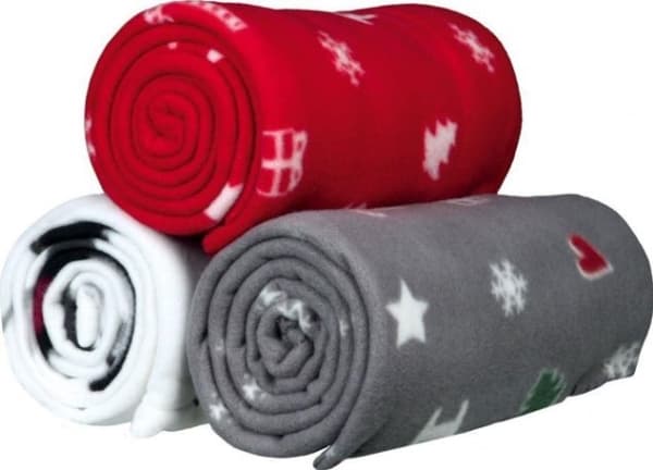 Trixie Christmas Blanket Polar 100x70cm red/gray/white (TX-924681)