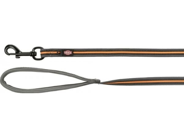 Trixie Fusion sporline, gummieret,M-XL: 10m/17mm, graphite/papaya