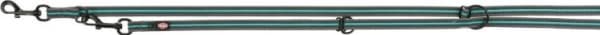Trixie Fusion justerbar line, L–XL: 2.00 m/25 mm, graphite/ocean