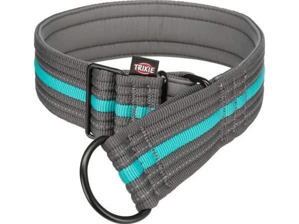 Trixie Fusion Anti-Træk, M–L: 38–48 cm/45 mm, graphite/ocean