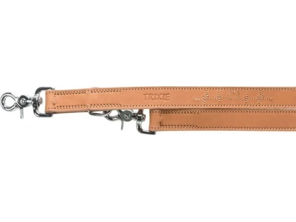 Trixie Rustic fedtl. justerb.line Heartbeat, L–XL: 2.00m/25mm, brun
