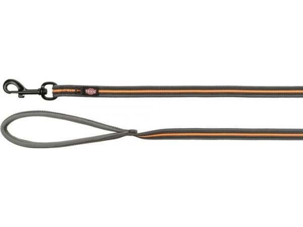 Trixie Fusion sporline, gummieret,M-XL: 5m/17mm, graphite/papaya