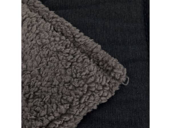 Trixie Bendson blanket, 100 × 65 cm, dark grey/light grey