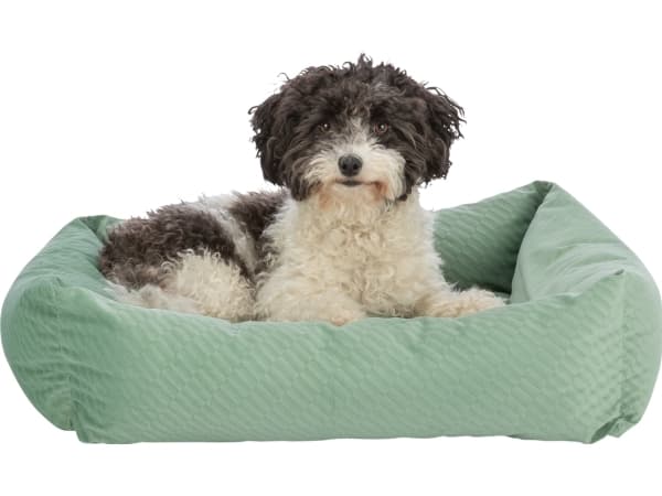 Trixie Alena bed, square, 60 × 50 cm, sage
