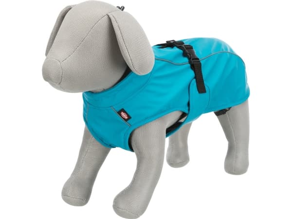 Trixie Vimy, dog raincoat, turquoise, XS: 25 cm