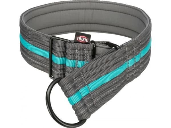 Trixie Fusion Anti-Træk, L–XL: 48–58 cm/50 mm, graphite/ocean