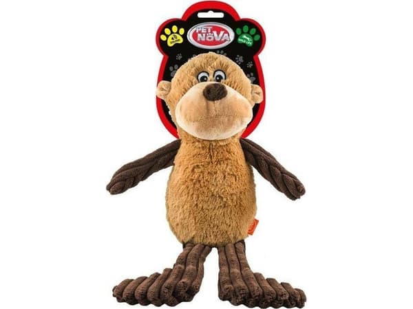 Aqua Nova HUNDELIVSSTIL Grizzly Monkey Plysjleketøy
