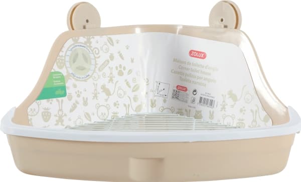 Zolux hjørnetoalett liten 320x250x150 mm beige (1831527)