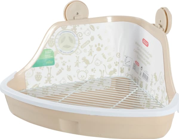 Zolux hjørnetoalett liten 320x250x150 mm beige (1831527)