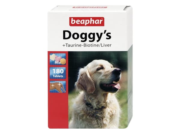 Beaphar Doggy''s Mix, Hund, Tablett, Allmän hälsa, Vitamin B1, Vitamin B12, Vitamin B2, Vitamin B5, Vitamin B6, Vitamin H (biotin), Kalcium, Magnesiu
