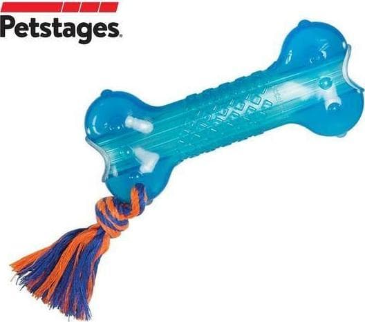 Petstages PETSTAGES ZAB. DOG PLOWING BONE + ROPE PS230