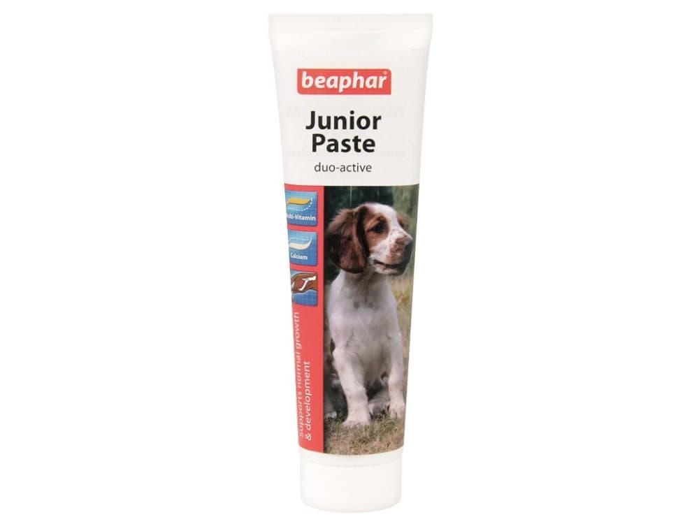 Beaphar Junior Paste, Hund, Hud, Rör, Vitamin A, Vitamin B1, Vitamin B12, Vitamin B2, Vitamin B6, Vitamin B9 (folic acid), Vitamin E,...