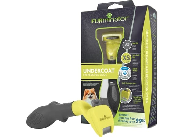 FURminator kam for langhårede miniatyrhunder som veier opptil 4,5 kg.