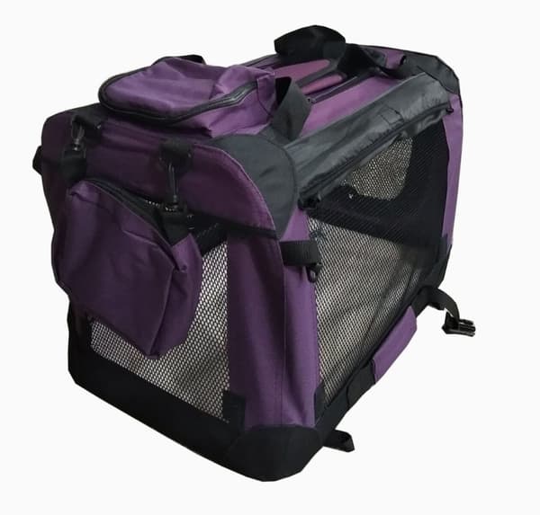 Topmast Nylon Hundekasse Premium Lilla