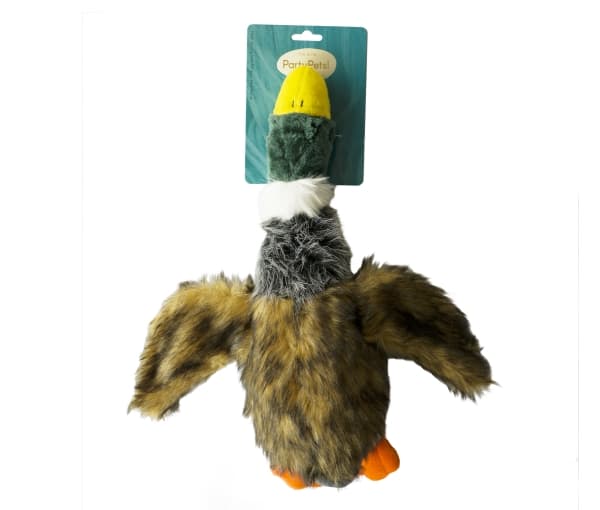 Party Pets Duck 38 Cm brown plush