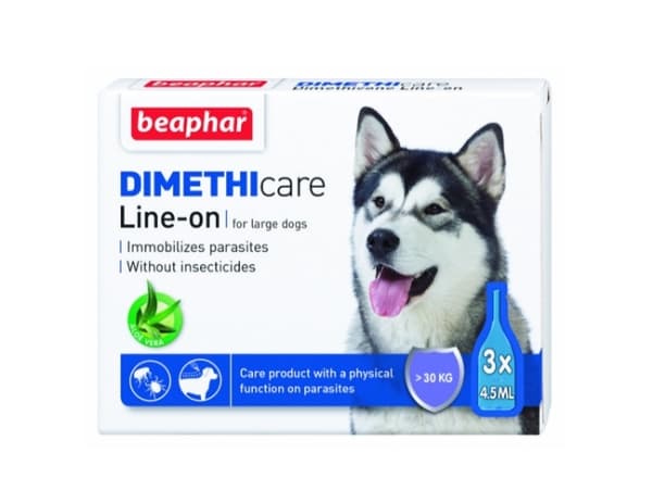 Flea & Tick Line On, lopper og flått (Dimethicone) Large Dog