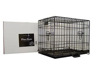 P.P Basic Travel cage, Black 49x33x39,5cm XS