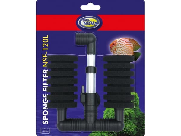 Aqua Nova AQUA NOVA NSF-120L svampfilter med 2 kammare