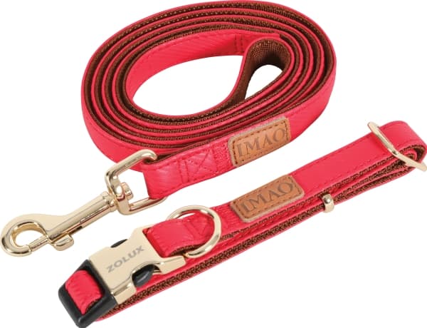 Zolux ZOLUX Collar IMAO MAYFAIR 15 mm, red
