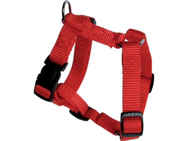 ZOLUX Hundesele nylonbånd 20/35cm 10mm rød