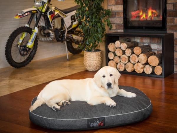 Hobbydog Oval patja musta ecolene r. XL