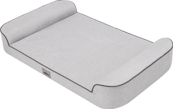 XXL BED ELEGANT GRAY