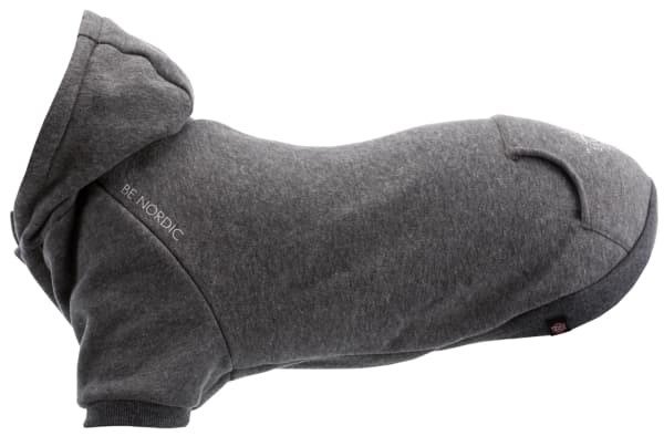 Trixie BE NORDIC hoodie, XS, L:27 cm. ø36 cm. grå