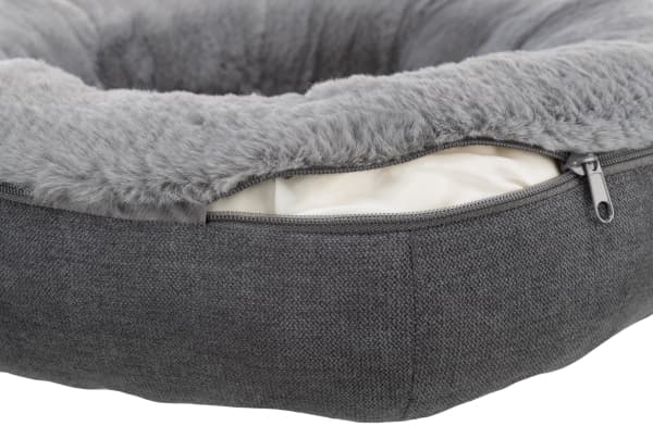 Trixie Liano, koiran/kissan sänky, kangas/pehmuste, pyöreä, harmaa, 70 cm