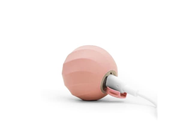 DoggyVillage Ball for veldig små hunder og katter Doggy Village MT7111P FRANTIC ORB MINI interaktiv, bevegelig, rosa + gratis godbit