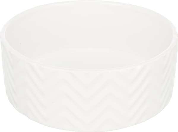 TRIXIE 25025, Koira, keraaminen, valkoinen, ruokintakuppi, yksivärinen, 1,6 L