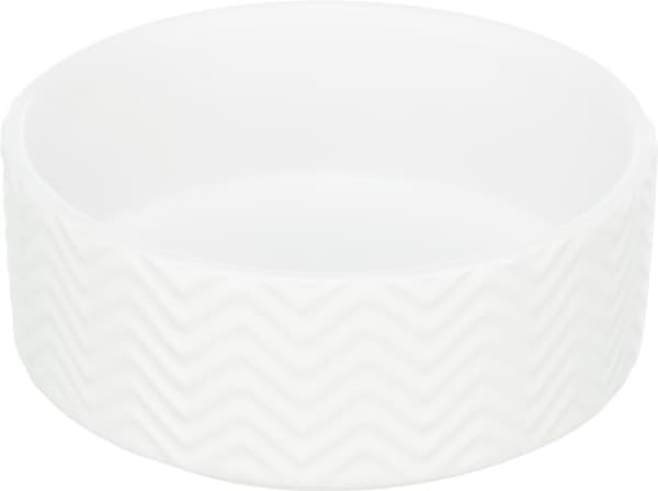 TRIXIE 25025, Koira, keraaminen, valkoinen, ruokintakuppi, yksivärinen, 1,6 L