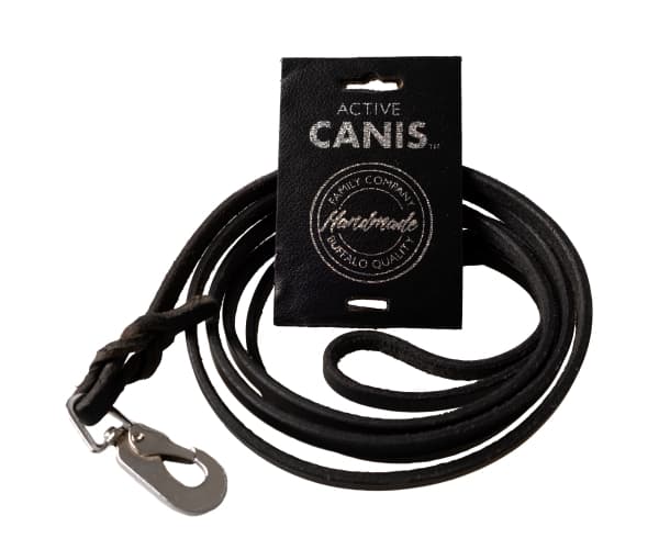 Leather Leash (pcp hook) 0,6 x 180 black