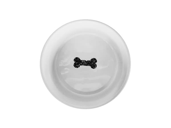 Classy bones 5" bowl light grey/natural