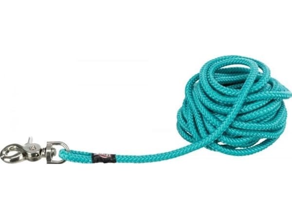 Trixie Sporline, quick release, rund,S-L: 15m/ø 6mm, ocean