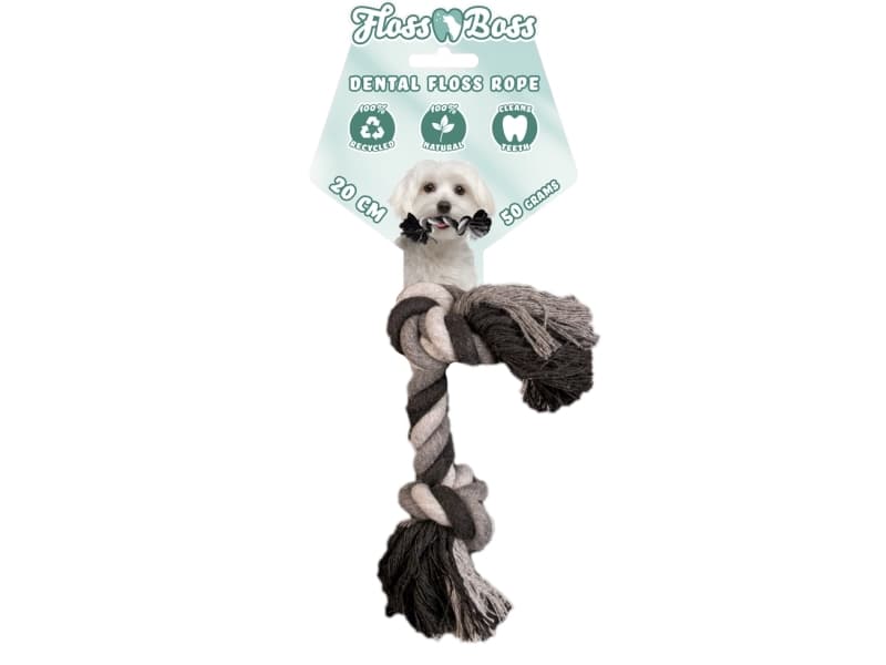 Floss Boss Dental Rope 2 Knot 20 cm