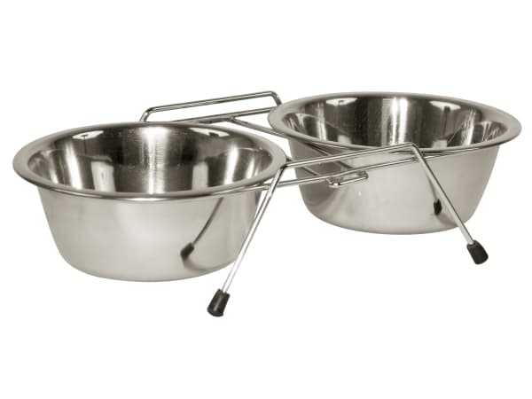 Stainless Steel Twin Feeder 2 x 450 ml