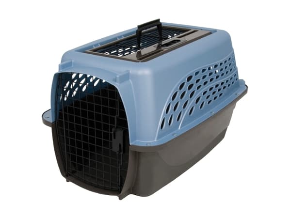 Petmate 2 Door Top Load Kennel S Blue