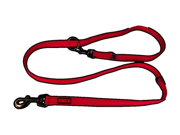 KONG Adjustable leash M Red