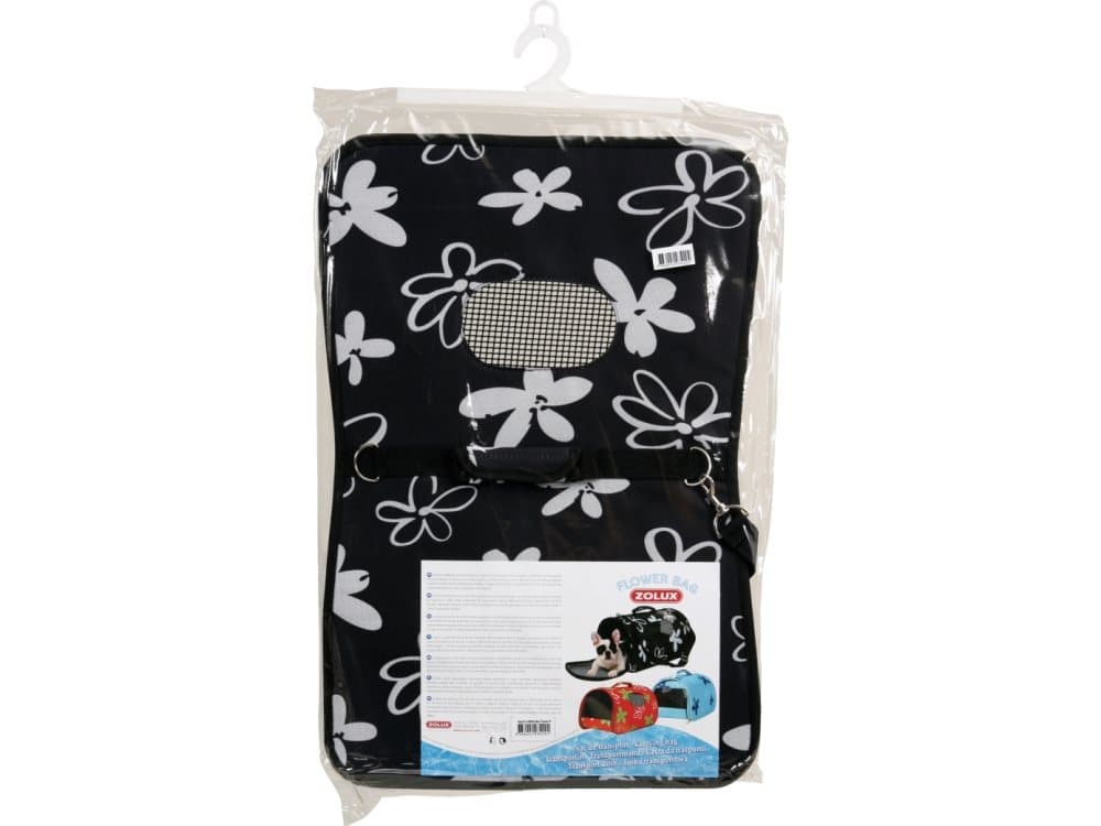 Zolux FLOWER transport bag medium black