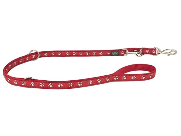 Red Dingo dressurline, røde poter, 12mm
