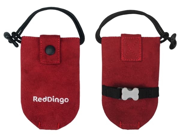 Red Dingo taske til høm høm poser, rød